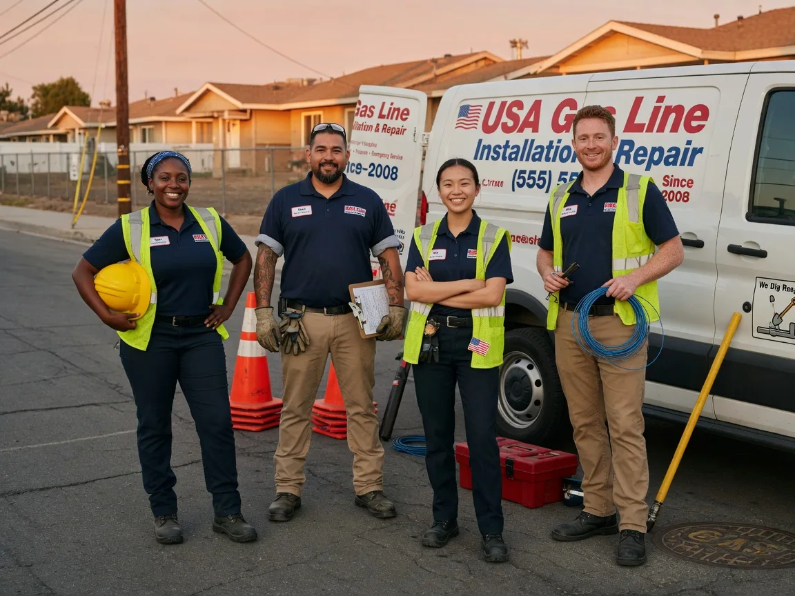 Gas Line Installation company in Mount Calvary, WI